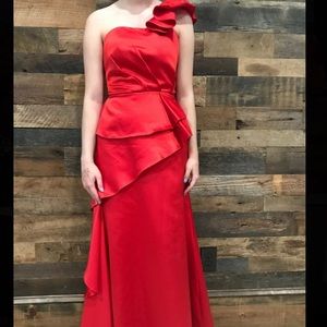 Red homecoming dress